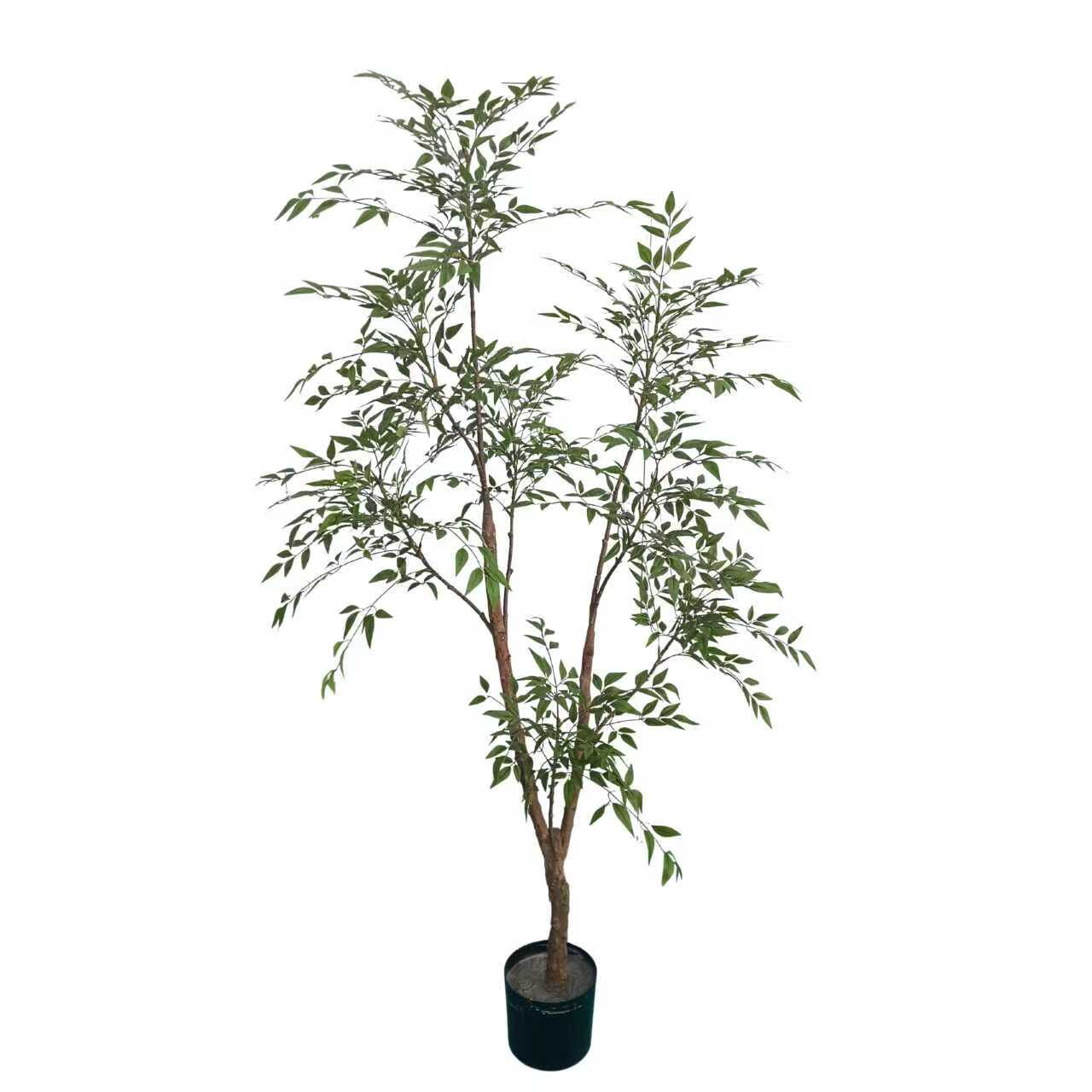 Real Trunk Nandina Tree (KD), 180cm –  Artificial Tree Wholesale for Commercial Interiors