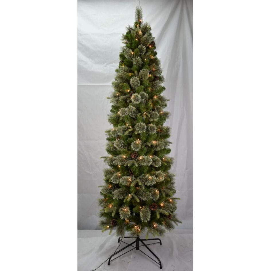 7 FT Christmas Tree Pine Slim with Lights 7 FT Christmas Tree Pine Slim with Lights