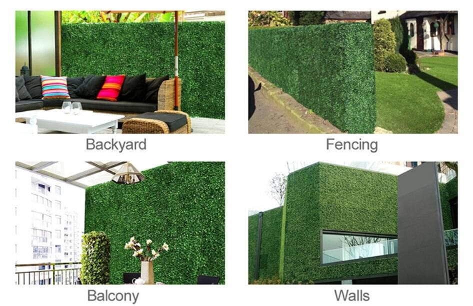 Artificial Boxwood Panels Topiary Hedge Plant