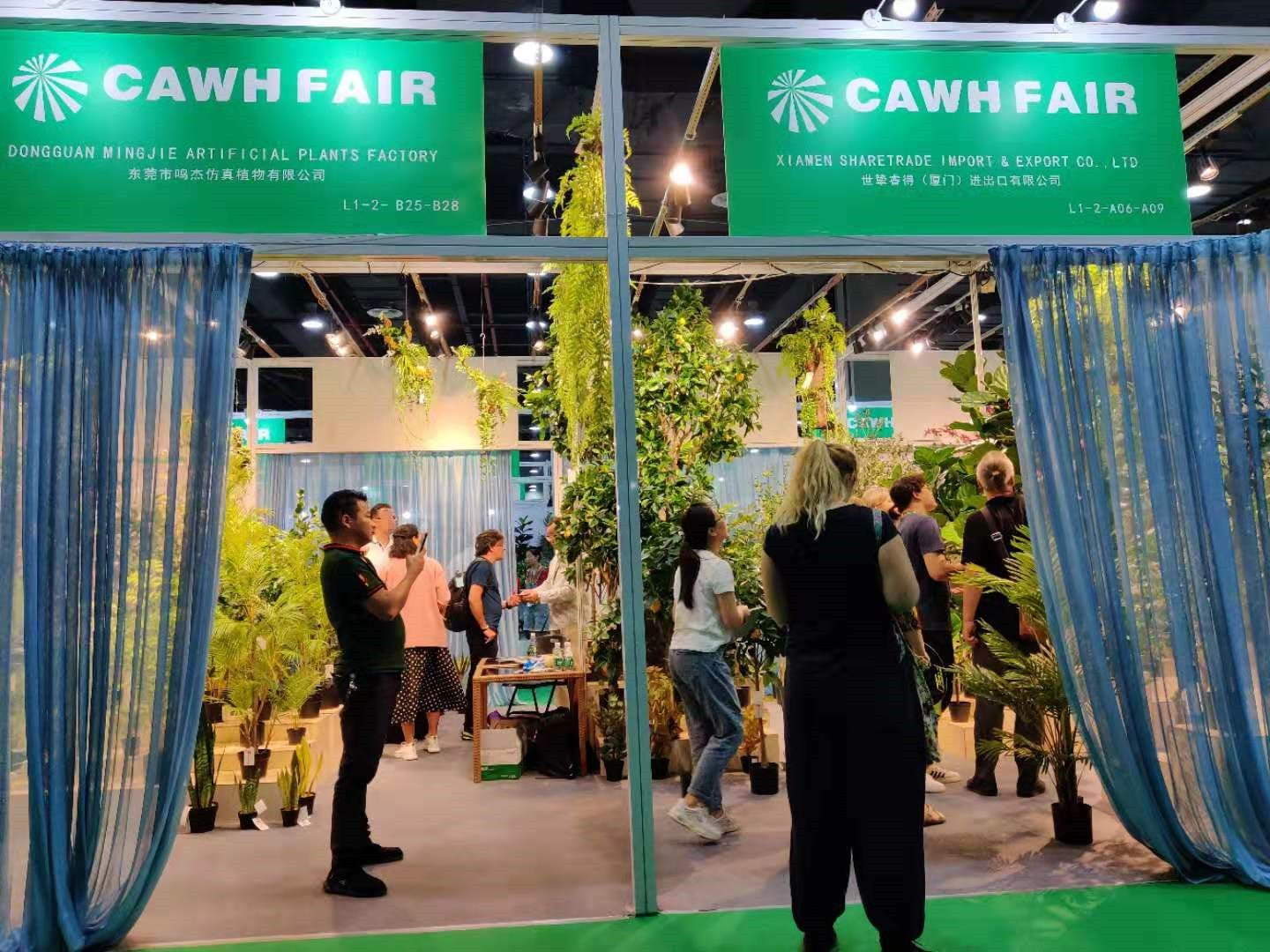 2019 CAWH Fair Guangzhou China Import and Export World Fair Sharetrade Artificial Plants