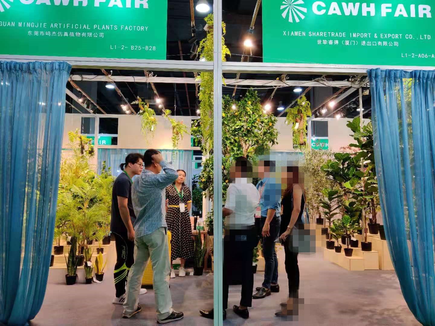 2019 CAWH Fair Guangzhou China Import and Export World Fair Sharetrade Artificial Plants