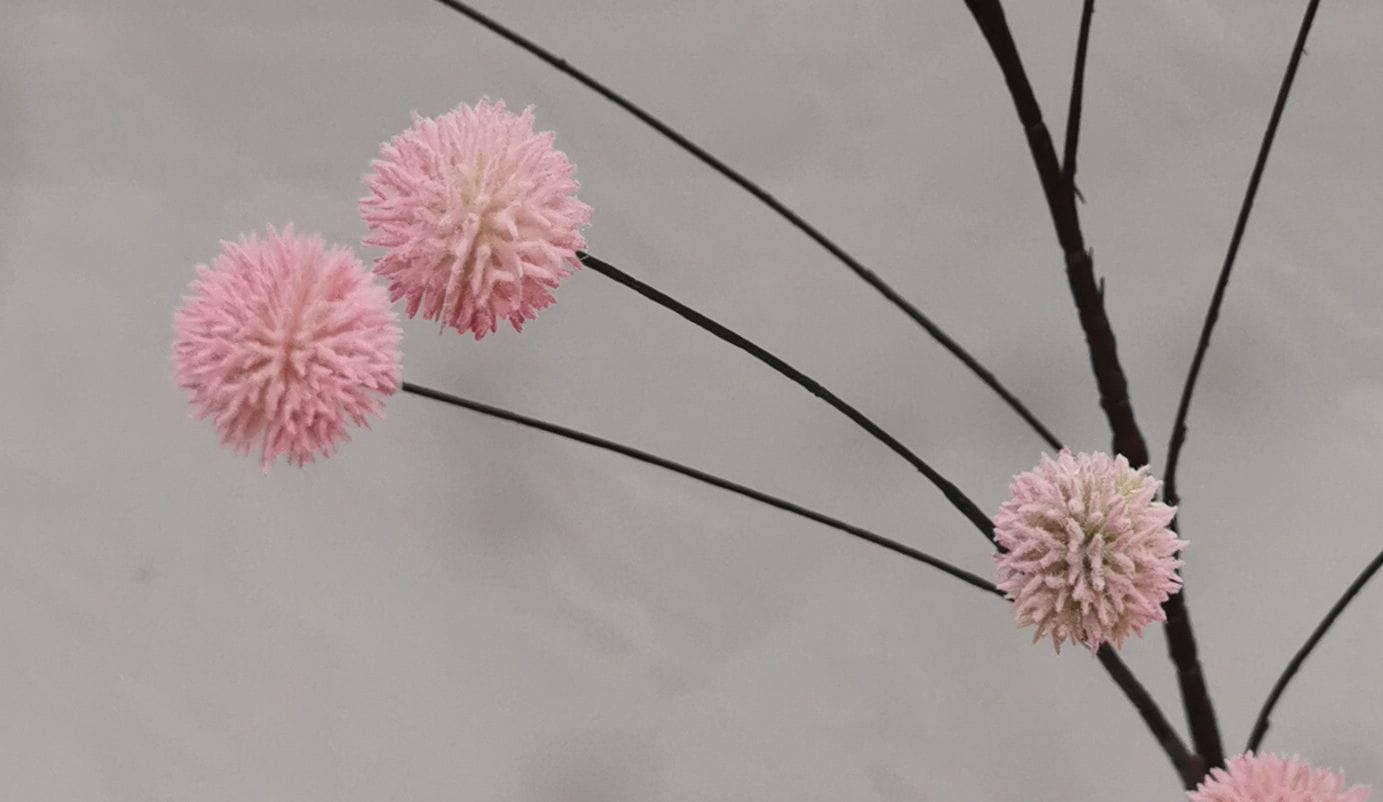 Artificial Pink Knotweed Branch, 36 CM
