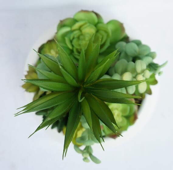 Artificial Succulent Plants Fake Decorations Faux Succulents