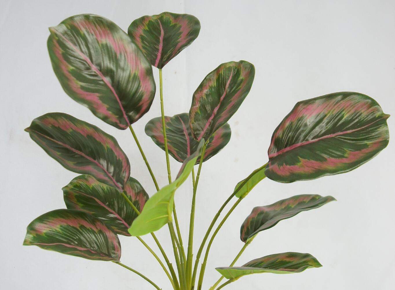 Artificial 12 Leaves West Indian Arrowroot, 58 CM Artificial 12 Leaves West Indian Arrowroot, 58 CM