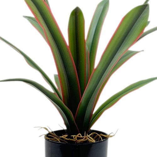 Artificial Cymbidium Ensifolium with Red Border, 28CM Artificial Cymbidium Ensifolium with Red Border, 28CM