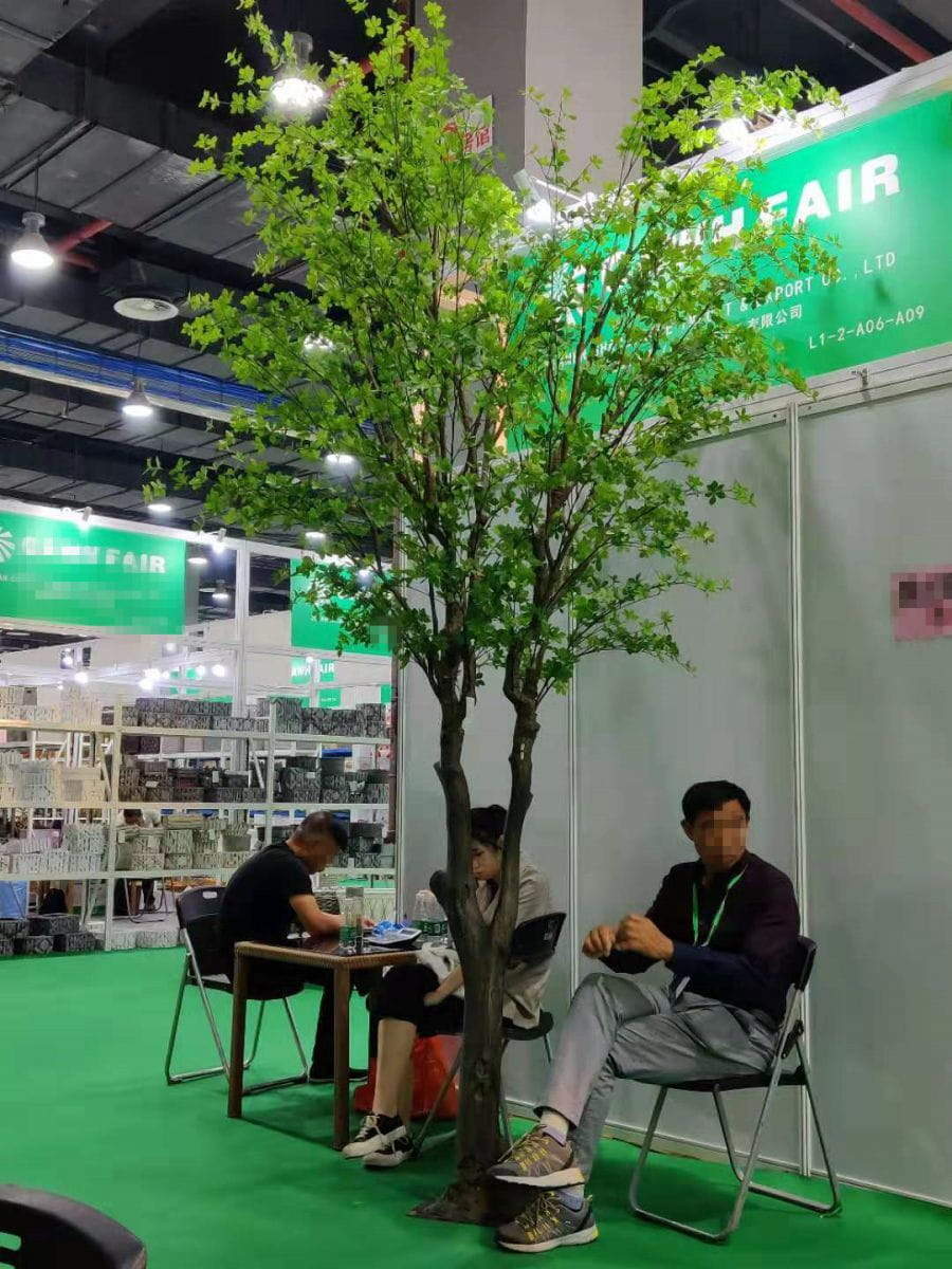 2019 CAWH Fair Guangzhou China Import and Export World Fair Sharetrade Artificial Plants