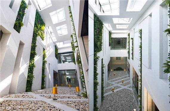 artificial plant for library decoration