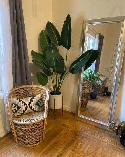 Arficial Traveller Tree & Artificial Bird of Paradise Palm Tree Potted Plant