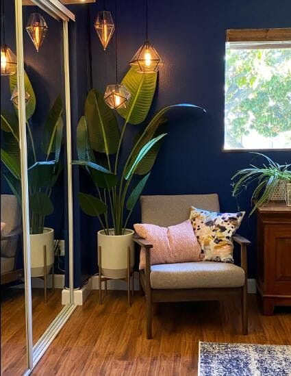 Arficial Traveller Tree & Artificial Bird of Paradise Palm Tree Potted Plant