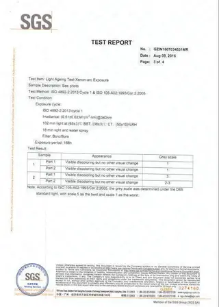 Test Report of Artificial Plants 3