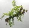 Eyeful Faux Hanging Fern Plants Artificial Fern Plants, 60 CM