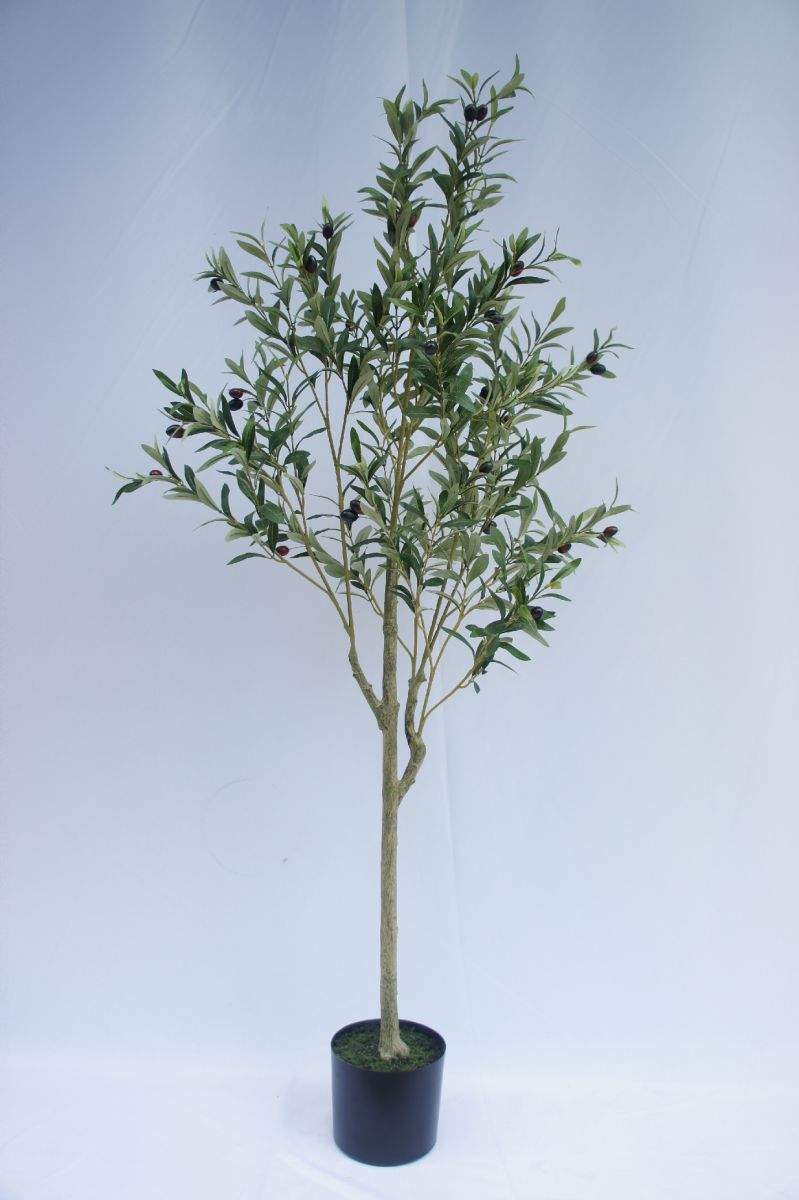 Indoor Decoration Faux Plant Silk Leaf Artificial Olive Tree