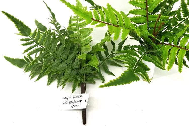 9 Leaves Artificial Pteris Fern Bunches 32cm