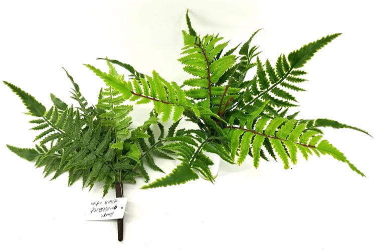 9 Leaves Artificial Pteris Fern Bunches 32cm