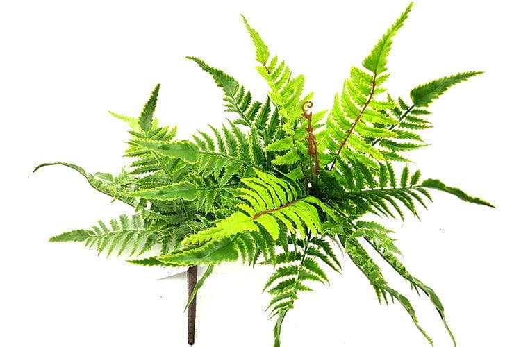 9 Leaves Artificial Pteris Fern Bunches 32cm