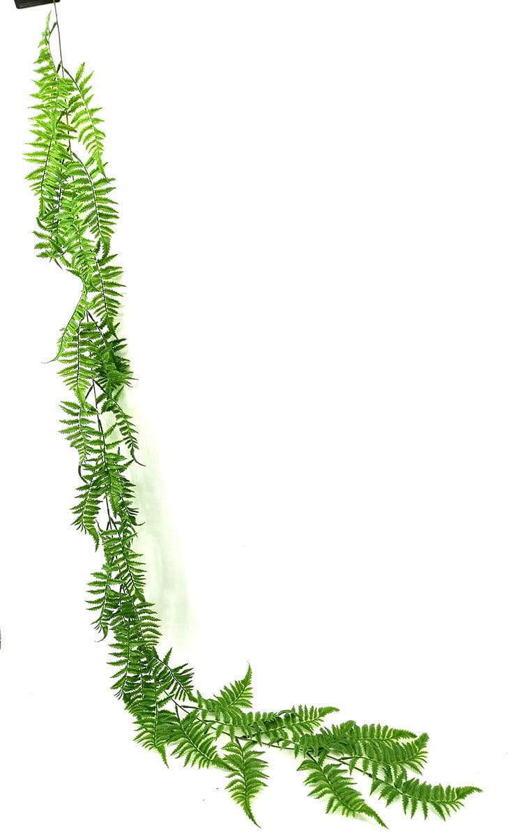 Single Branch 9 Leaves 28cm Artificial Pteris Bonsai Ferns