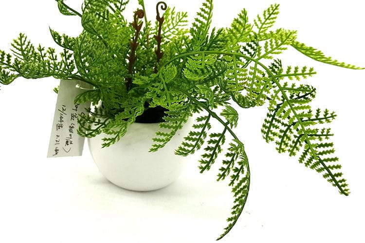 Single Branch 9 Leaves 28cm Artificial Adiantum Venustum Bonsai Ferns