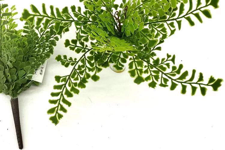 Single Branch 9 Leaves 32cm Artificial Ginkgo Fern Bunches