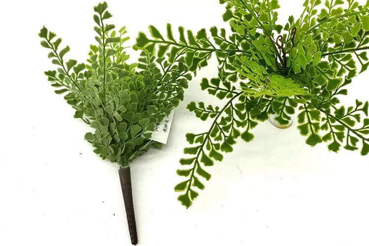 Single Branch 9 Leaves 32cm Artificial Ginkgo Fern Bunches