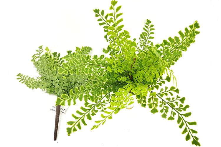 Single Branch 9 Leaves 32cm Artificial Ginkgo Fern Bunches