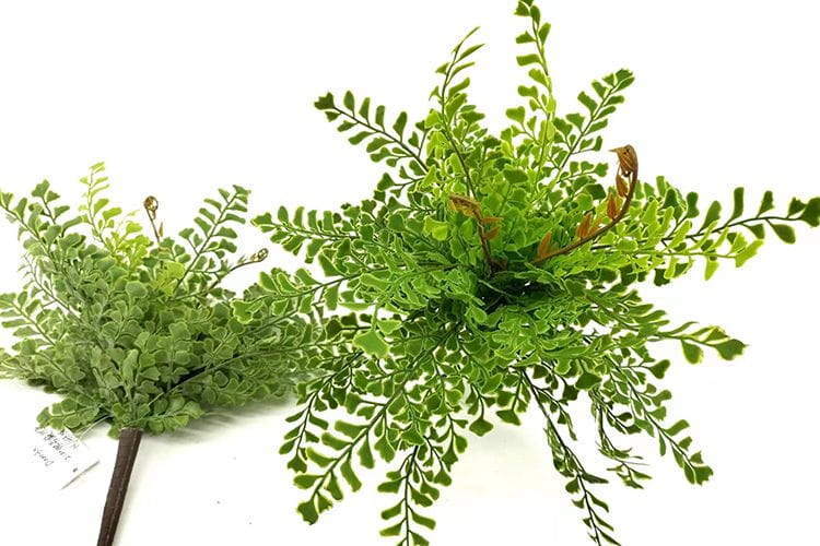 Single Branch 9 Leaves 32cm Artificial Ginkgo Fern Bunches