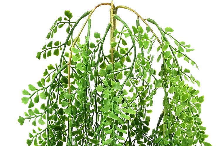 3 Branches 43 leaves 80cm Artificial Ginkgo Hanging Rattan Ferns