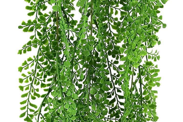 3 Branches 43 leaves 80cm Artificial Ginkgo Hanging Rattan Ferns