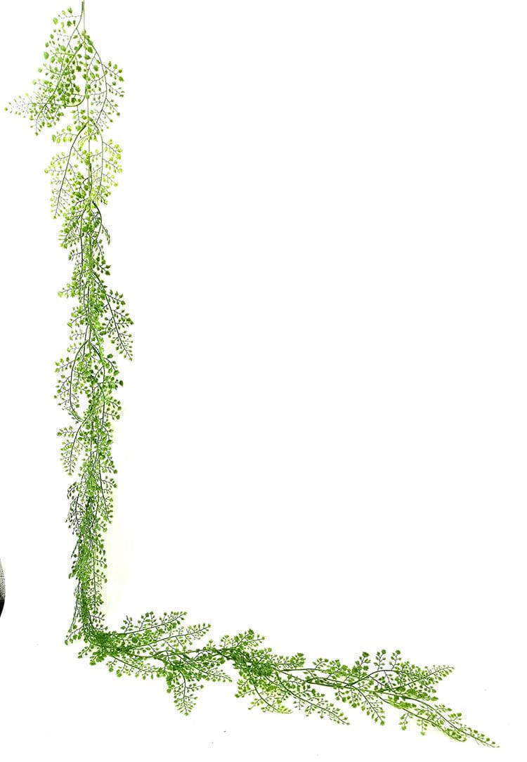 Single Branch 9 Leaves 28cm Artificial Adiantum Bonsai Ferns