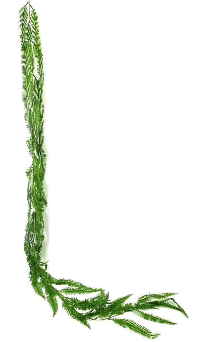 Single Branch 9 Leaves 28cm Artificial Osmunda Bonsai Ferns
