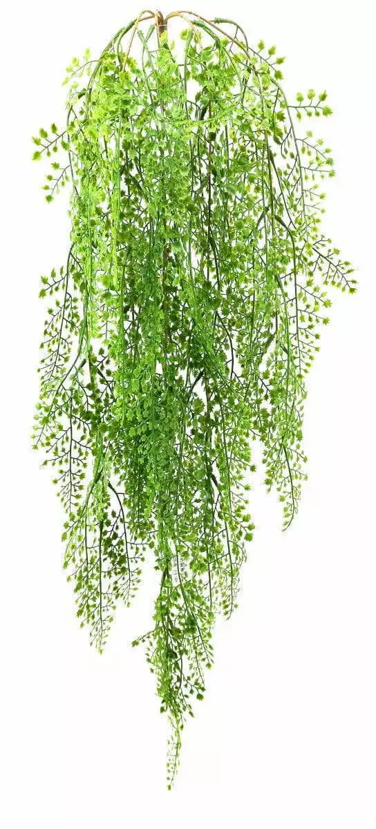 3 Branches 43 leaves 80cm Artificial Adiantum Hanging Rattan Ferns