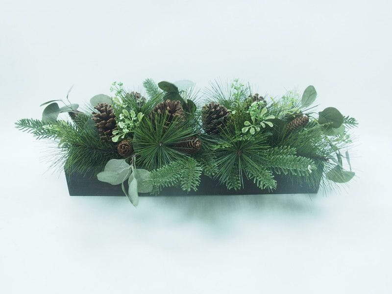 Pinecones Pine Leaves Eucalyptus Leaves Tabletop Decor Pinecones Pine Leaves Eucalyptus Leaves Tabletop Decor