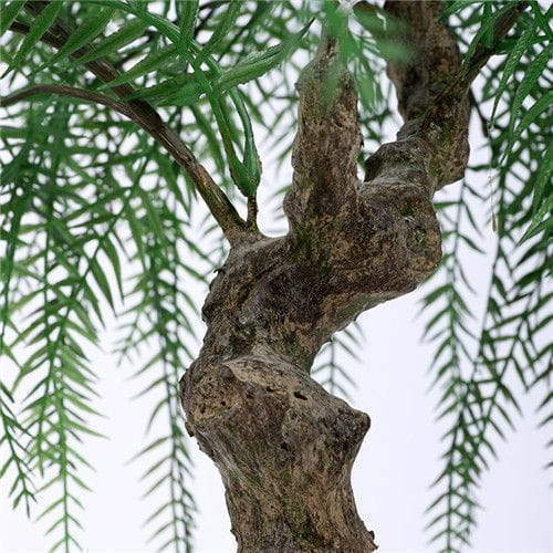 Artificial Willow Bonsai, Plastic Base, 120CM