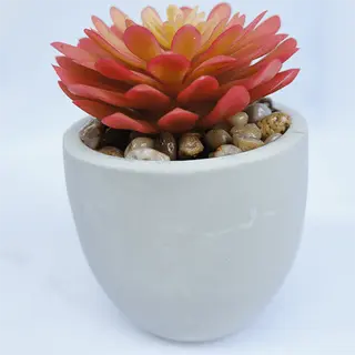 Artificial Red Succulent Plants 14 CM