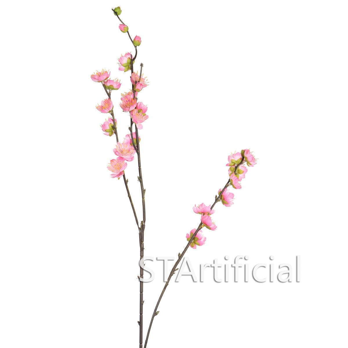 Pink Faux Plum or Elm Blossom Branches, 35.5 Inch