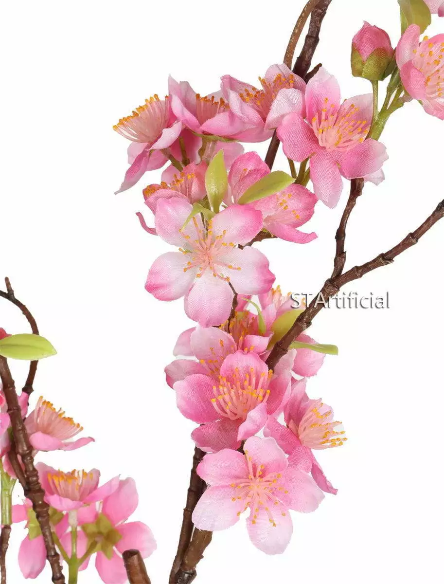 artificial plum blossom branch details
