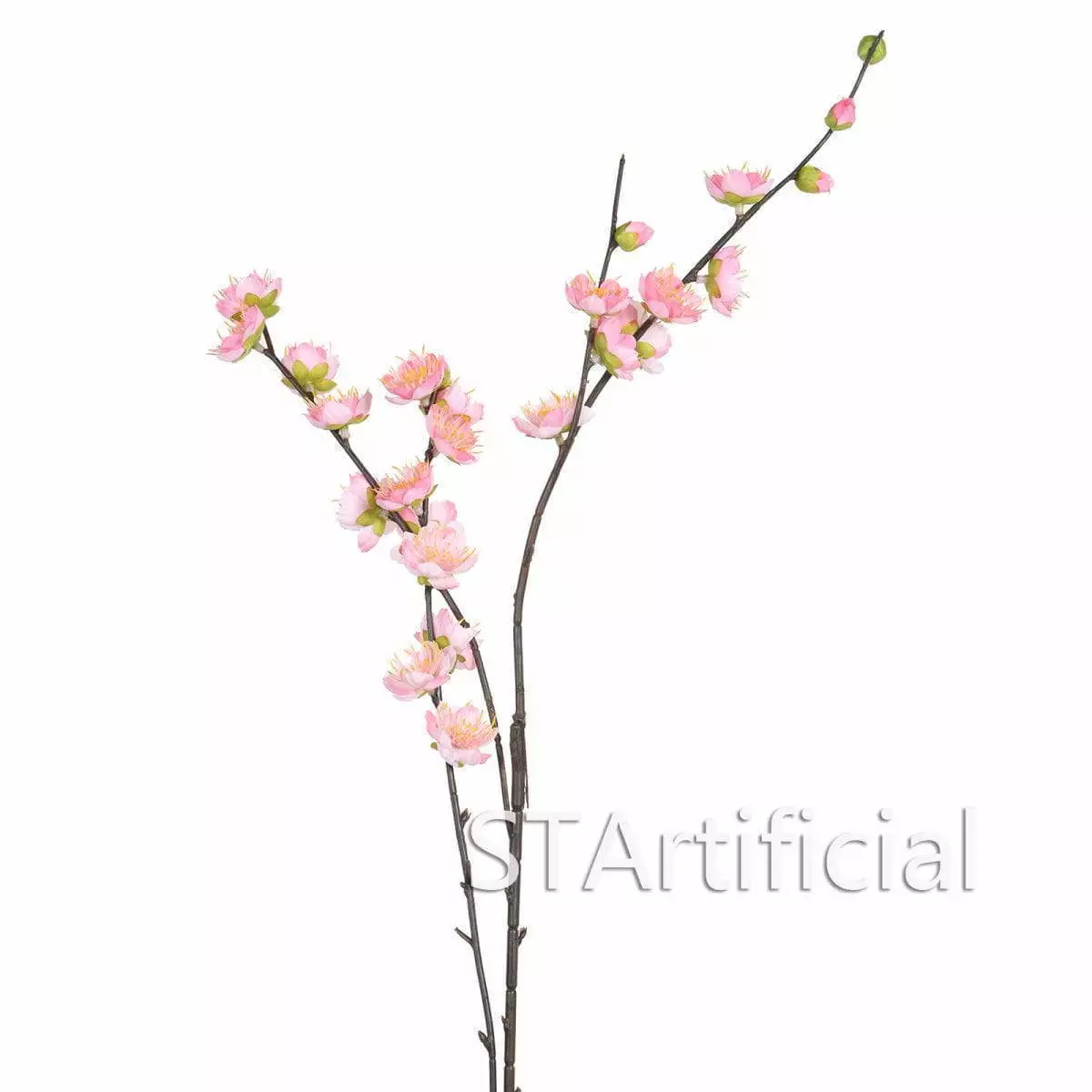 Pink Faux Plum or Elm Blossom Branches, 35.5 Inch