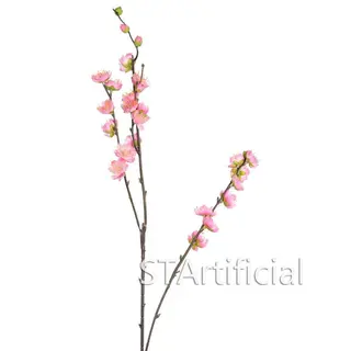 Pink Faux Plum or Elm Blossom Branches, 35.5 Inch