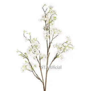 Artificial Peach Blossom Branch, 56 Inch