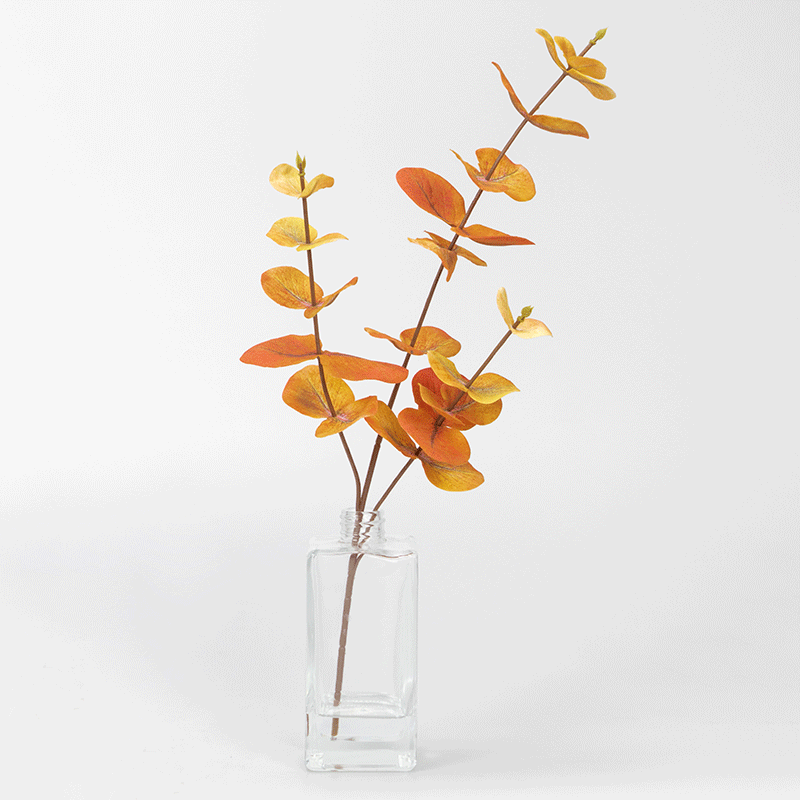 Faux Eucalyptus with Fake Water and Vase, 45 CM