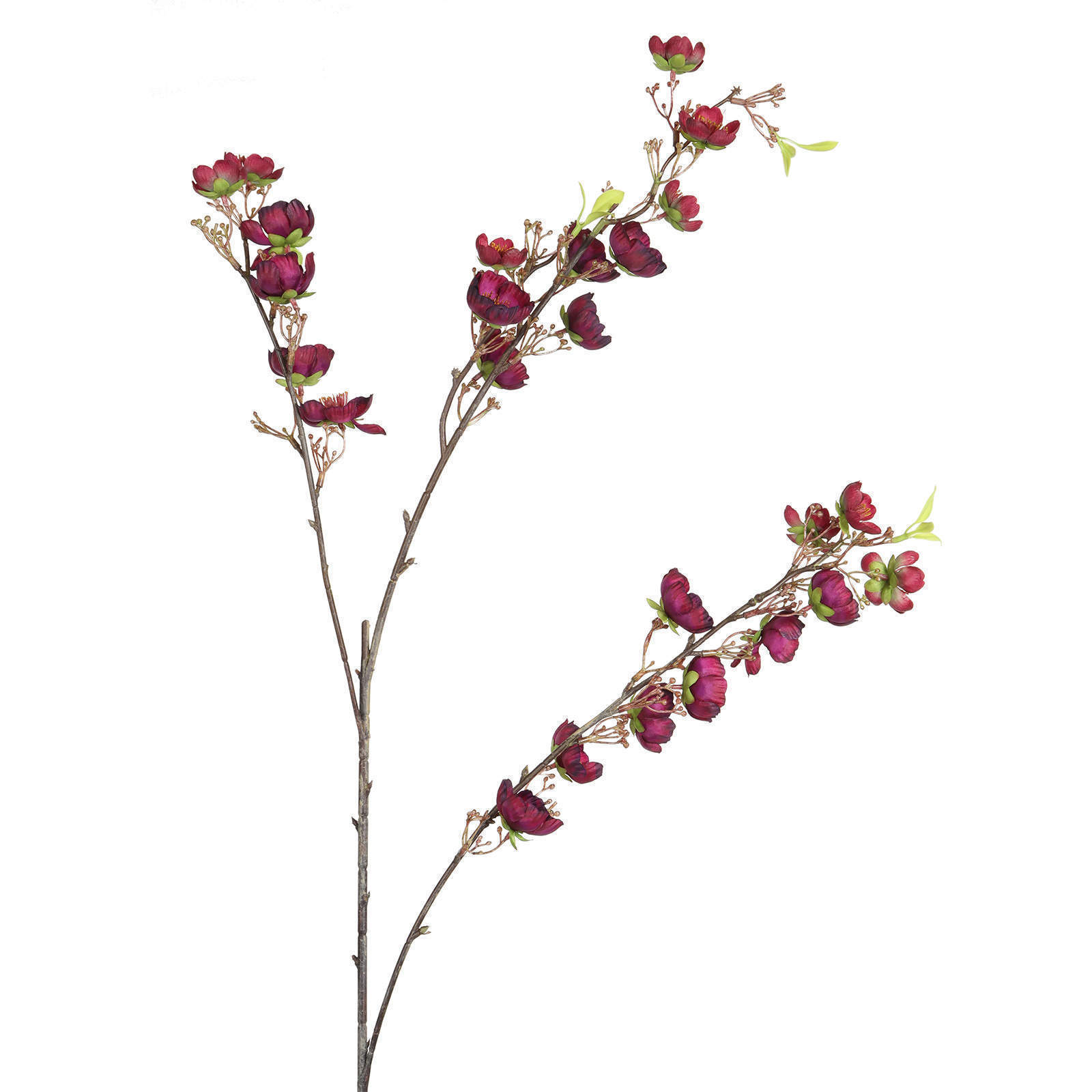 Faux Cotton Flowers, 37 Inch, 93 CM
