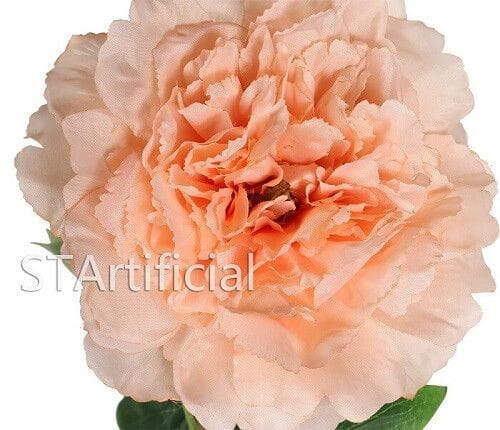 fake peony flower details