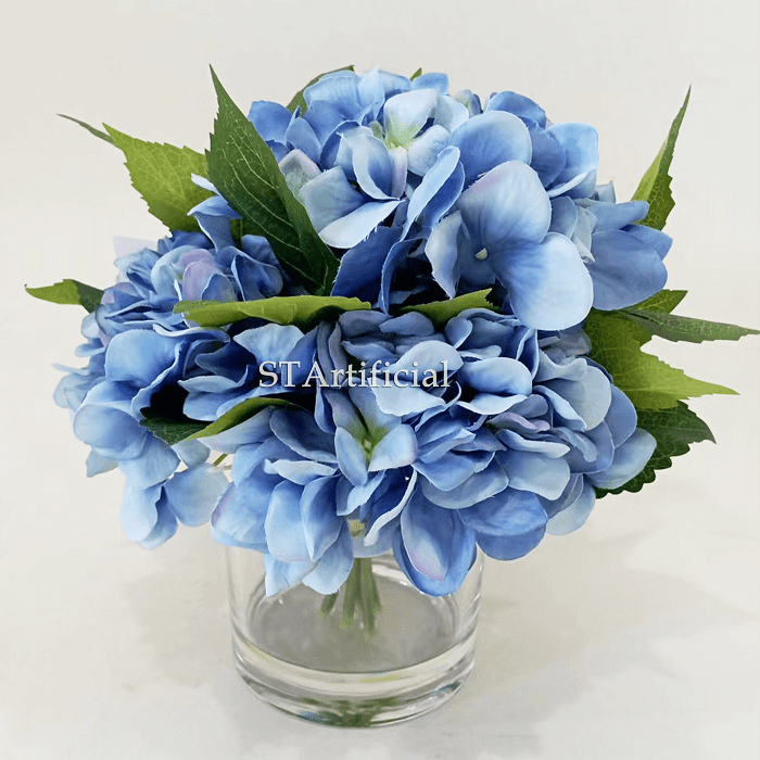 Artificial Hydrangea Floral Arrangement, 28 CM