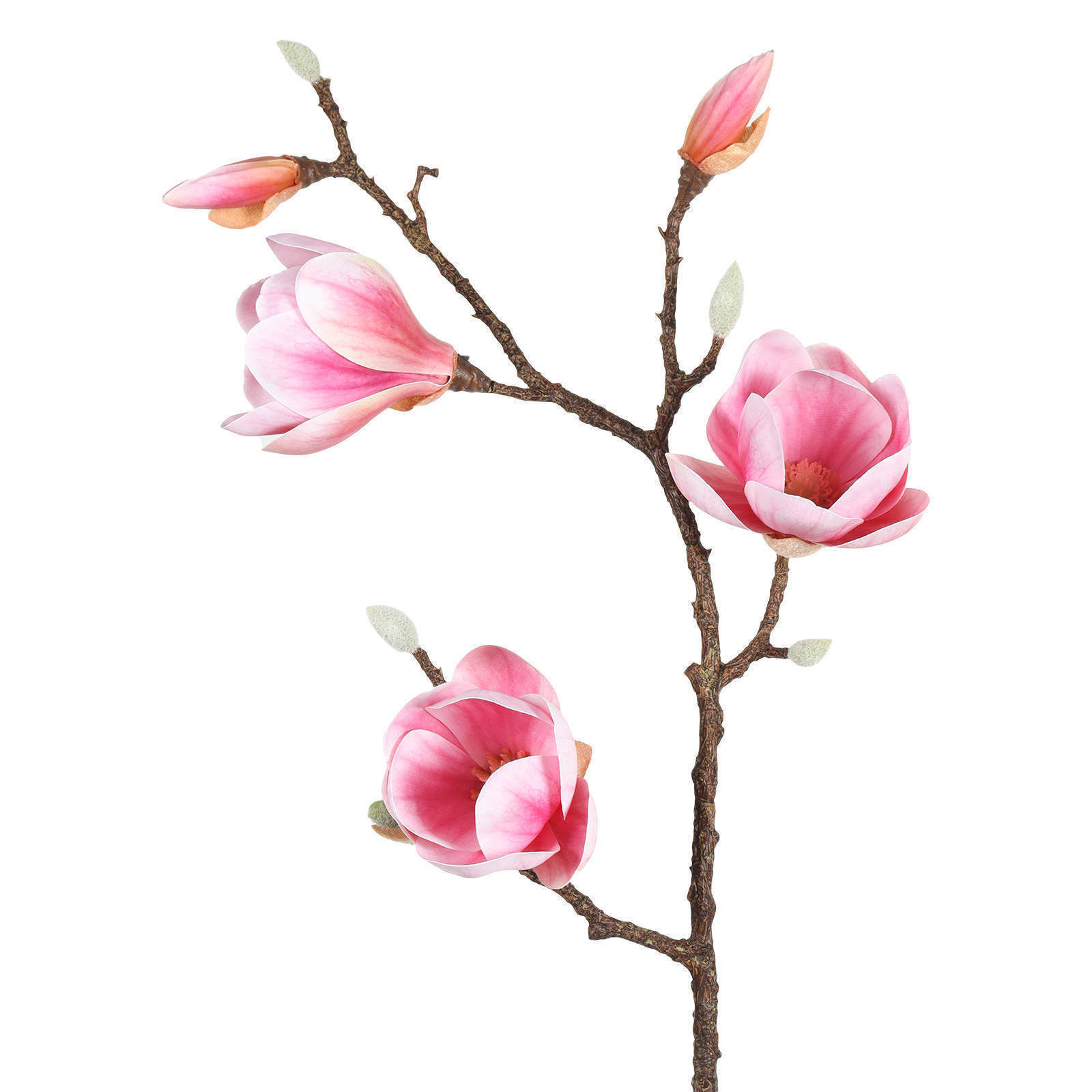 Artificial Pink Magnolia Flower, 30 Inch, 76 CM