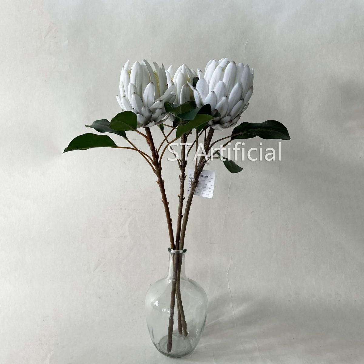 Artificial Protea Cynaroides King Protea Flower, 26.5 Inch
