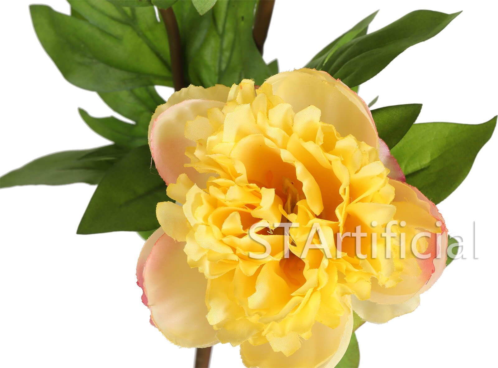 Artificial Silk Peony Flower Spray, 27 Inch Artificial Silk Peony Flower Spray, 27 Inch