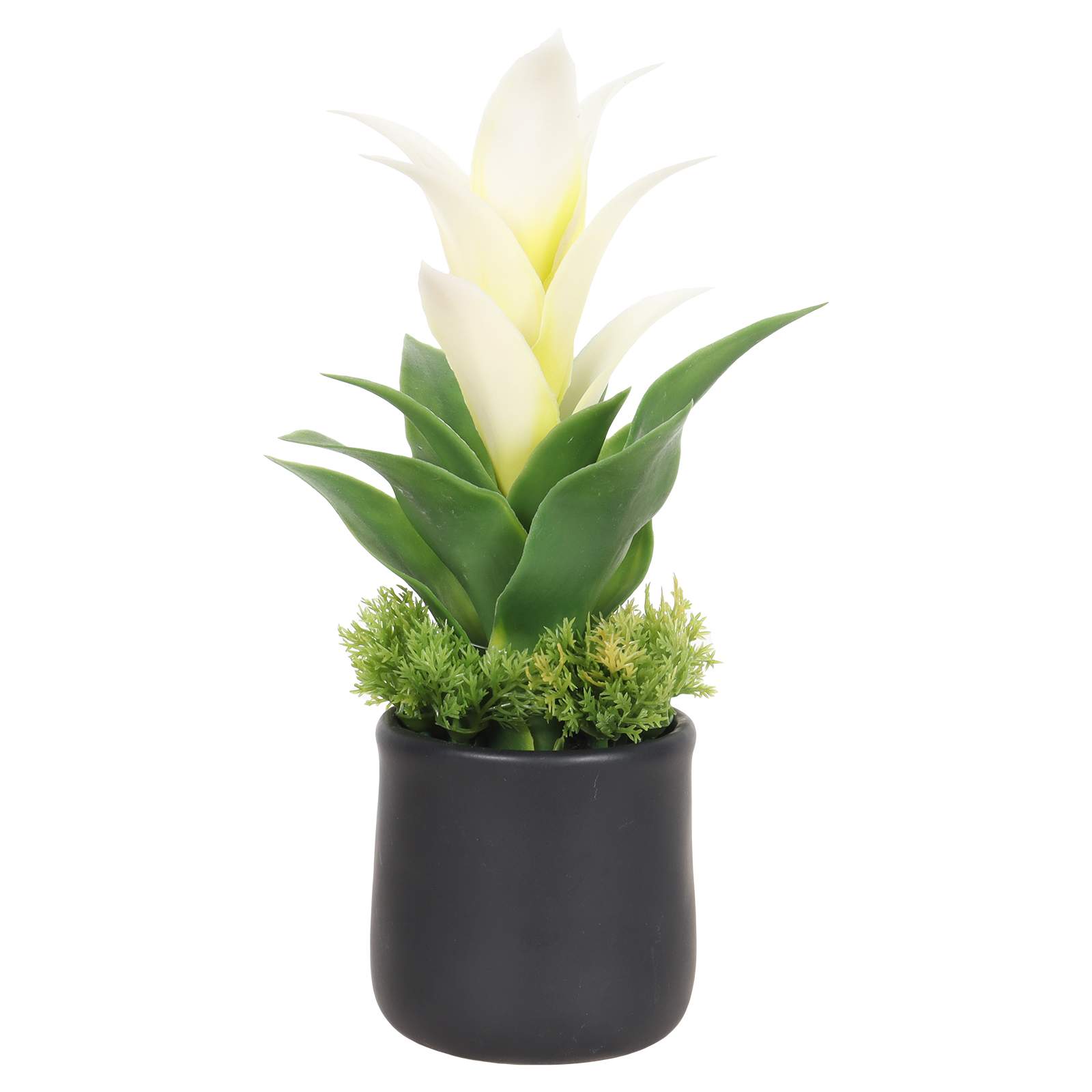 Artificial White Bromeliad Flowers, 23 CM