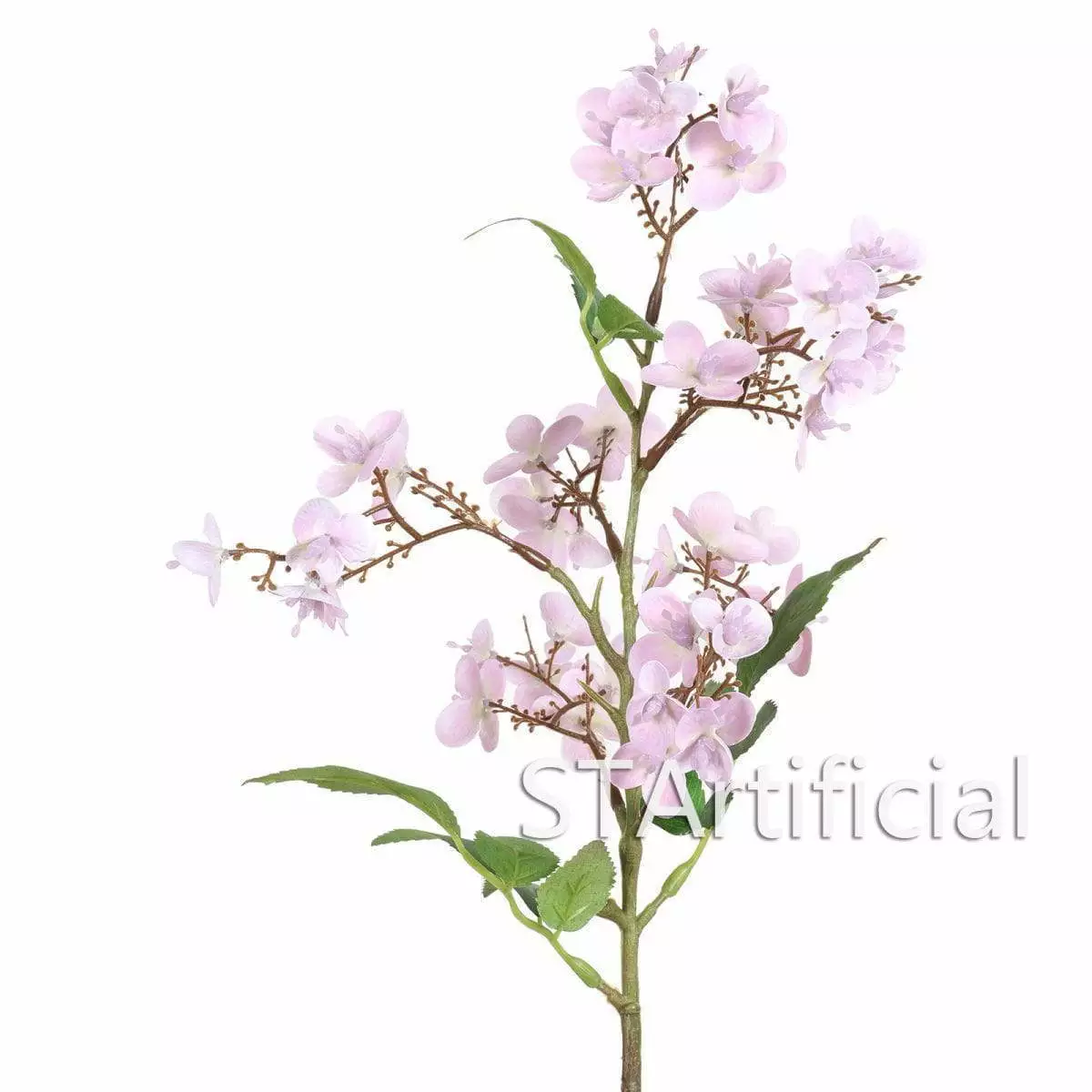 Artificial Long Stem Pink Flowers, 20.5 Inch