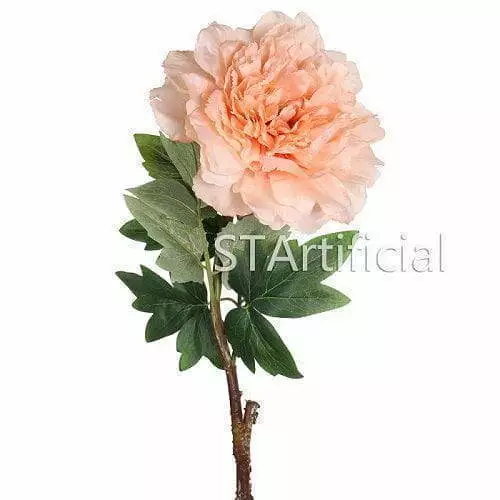 Artificial Blooming Peony Flower, 34 Inch