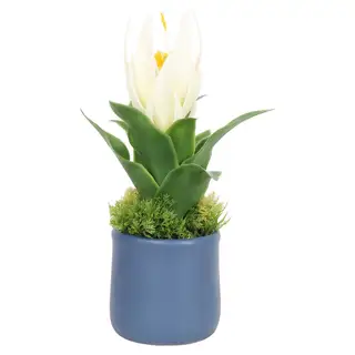 Artificial Ceramic Potted Flowers, 23 CM