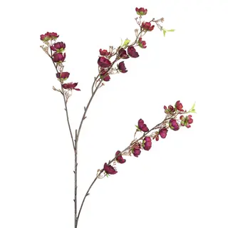 Faux Cotton Flowers, 37 Inch, 93 CM